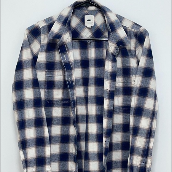Women’s Vans Off The Wall Button Down Long Sleeve Shirt - Picture 2 of 6
